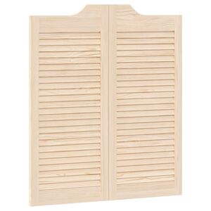 vidaXL Uși oscilante 90 x 40 cm Lemn masiv de pin natural