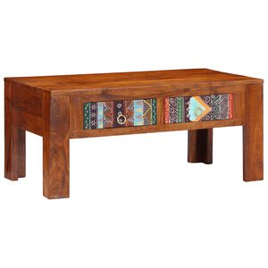 vidaXL Măsuță de cafea, 90x50x40 cm, lemn masiv de acacia