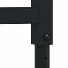 vidaXL Cadre banc lucru reglabile 2 buc. negru 55x(69-95,5) cm metal