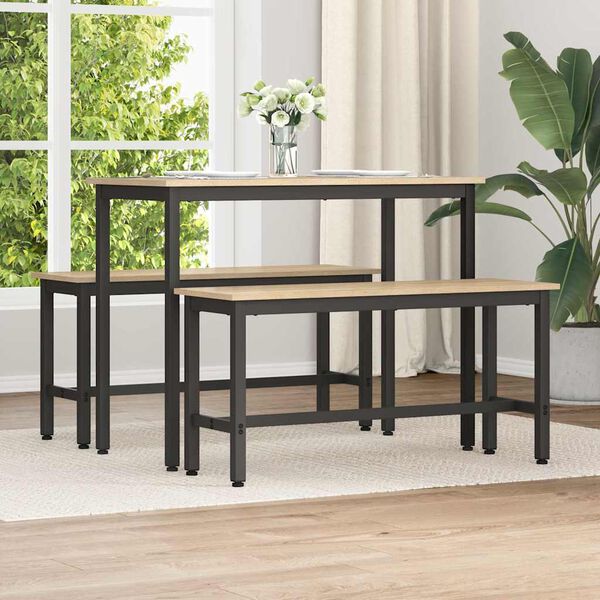vidaXL Bancă de Dining Stejar Sonoma 100 x 32,5 x 48,5 cm