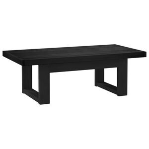 vidaXL Masă de cafea NOAIN Negru 119 x 60 x 40 cm Lemn masiv de pin
