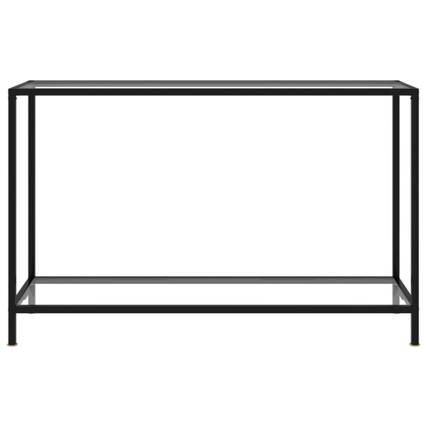vidaXL Masă consolă, transparent, 120 x 35 x 75 cm, sticlă securizată