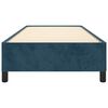 vidaXL Cadru de pat fără saltea, albastru &icirc;nchis, 100x200 cm, catifea