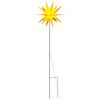 vidaXL Lumină de Crăciun cu LED/țăruș de sol, galben, 57 cm, pliabilă