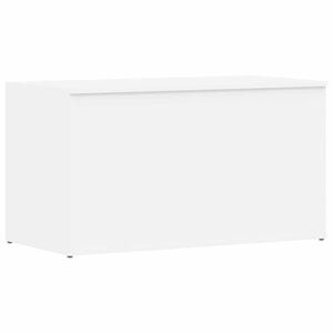 vidaXL Cufăr de depozitare, alb, 84x42x46 cm, lemn compozit