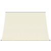 vidaXL Copertină retractabilă, crem, 250x150 cm, țesătură și oțel