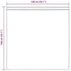 vidaXL Perdele Voile cu Bucle 2 buc Roz 140x140 cm