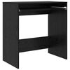 vidaXL Birou Stejar Negru Lemn prelucrat 77.5 x 43 x 79 cm