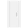 vidaXL Dulap TV montat pe perete, alb, 40x34,5x80 cm