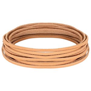 vidaXL Curea Din Piele Maro deschis 200 x 0,3 cm Piele
