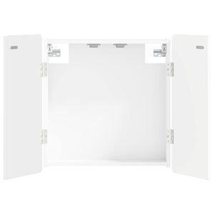 vidaXL Cabinet pentru ținte de darts ZWOLLE Alb 52,5 x 10,5 x 57,5 cm