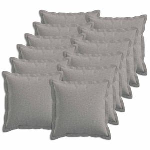 vidaXL Husă pentru pernă 12 buc. HOUTEN Gri nori 40 x 40 cm