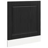 vidaXL Panou mașină de spălat vase PORTO Stejar Negru 60 x 1,5 x 57 cm