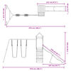 vidaXL Set de joacă pentru exterior, lemn masiv de douglas