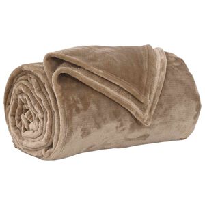 vidaXL Pătură Culoare Cămilă 220 x 240 cm 1.37 kg Molton
