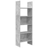 vidaXL Bibliotecă, gri beton, 60x35x180 cm, lemn prelucrat