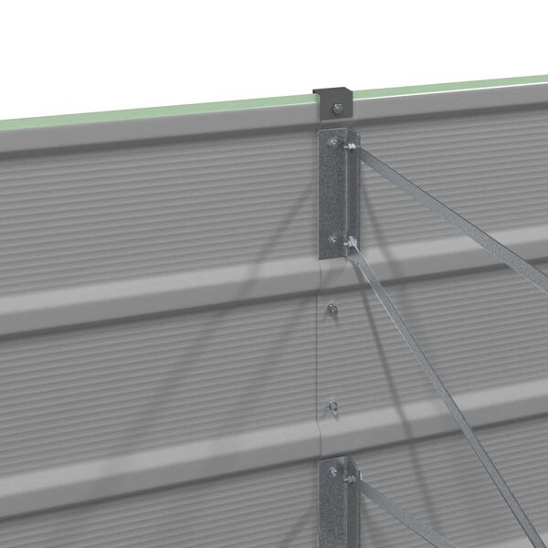 vidaXL Jardinieră Verde 400 x 80 x 45 cm Oțel