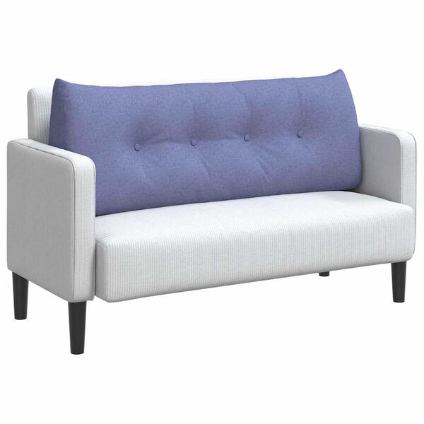 vidaXL Perna pentru spate Albastru Jeans 120 x 24 x 50 cm țesătură