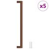 vidaXL M&acirc;nere de dulap, 5 buc., bronz, 320 mm, oțel inoxidabil