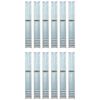 vidaXL Ancore de sol &icirc;n formă de L, 12 buc, oțel galvanizat, 5x5x50 cm