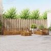 vidaXL Set de canapele de exterior 7 pcs natural Lemn Solid de Acacia