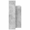 vidaXL Birou cu raft Gri beton 100 x 40 x 90 cm Lemn compozit