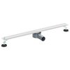 vidaXL Scurgere de duș la 360&deg; cu model subțire Argintiu 80 cm
