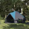 vidaXL Cort Teepee cu acoperiș Albastru și Gri 490 x 410 x 210 cm