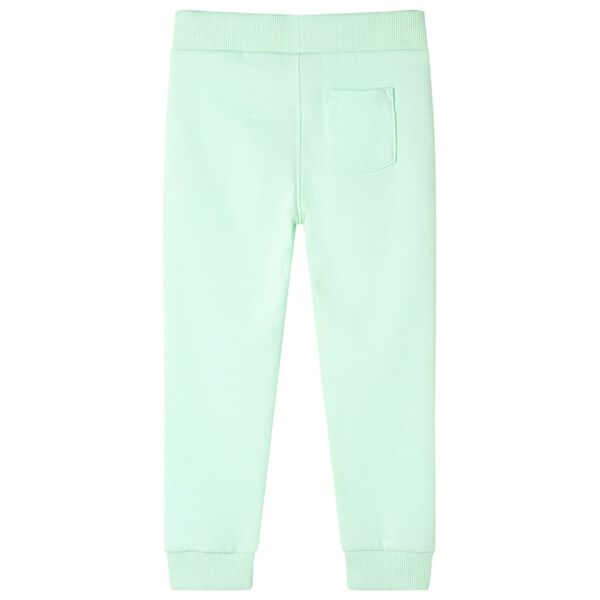 Pantaloni de trening pentru copii, verde aprins, 104