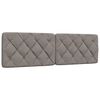 vidaXL Cadru de pat fără saltea, gri taupe, 160x200 cm, textil