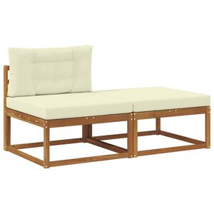 vidaXL Unități de canapea sectională cu pernă 2 Bucată natural