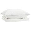 vidaXL Set de pilote din puf de g&acirc;scă 90% FULDA 2 buc. 150 x 200 cm