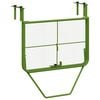 vidaXL Masă de balcon, verde, 60x40 cm, oțel