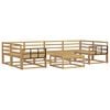 vidaXL Set de canapele de exterior 7 pcs Alb