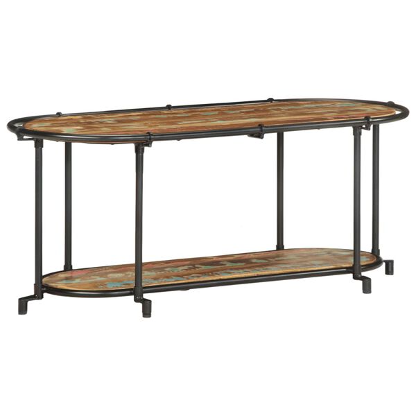 vidaXL Dulap TV, 100x42x40 cm, lemn masiv reciclat