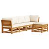 vidaXL Set mobilier grădină cu perne, 6 piese, lemn masiv acacia