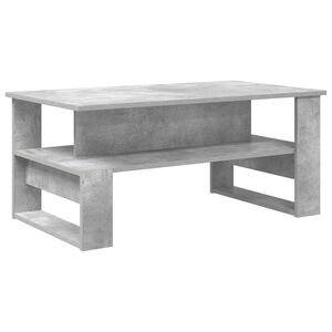 vidaXL Masă de cafea Gri din beton 90 x 50 x 40 cm Lemn prelucrat