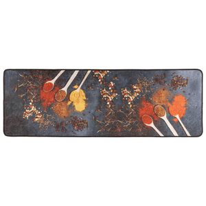 vidaXL Covor bucătărie, multicolor, 60x180 cm, lavabil, anti-alunecare