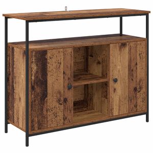 vidaXL Bufet Lemn Vechi 100 x 35 x 80 cm Lemn compozit