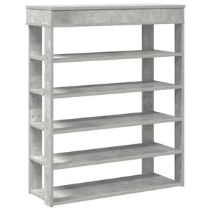vidaXL Pantofar, gri beton, 80x30x98 cm, lemn prelucrat