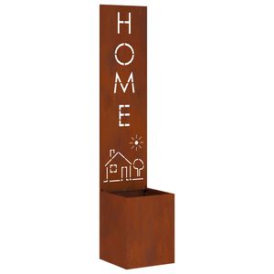 vidaXL Ecran de intimitate pentru grădină Ruginit 32 x 32 x 150 cm