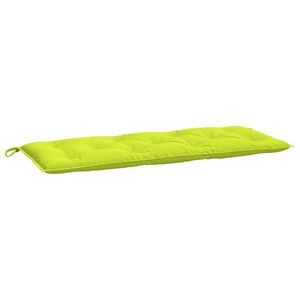 vidaXL Pernă bancă de grădină verde aprins, 120x50x7 cm, textil oxford