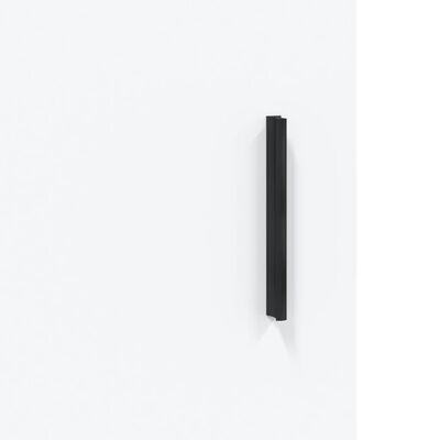 vidaXL Dulap înalt, alb, 69,5x34x180 cm, lemn compozit