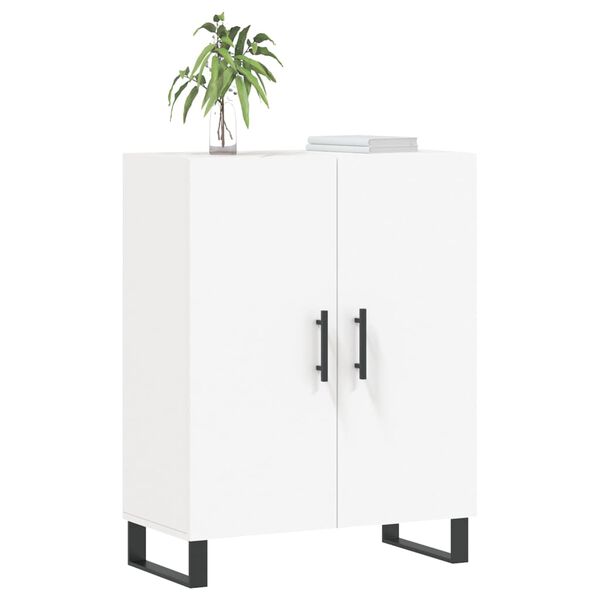 vidaXL Dulap, alb, 69,5x34x90 cm, lemn compozit