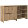 vidaXL Bufet 2 buc. Stejar Artizanal 70 x 41 x 75 cm Lemn prelucrat