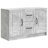 vidaXL Bufet Gri Beton 89 x 34,5 x 57 cm Lemn prelucrat