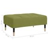 vidaXL Taburet, verde deschis, 78x56x32 cm, catifea
