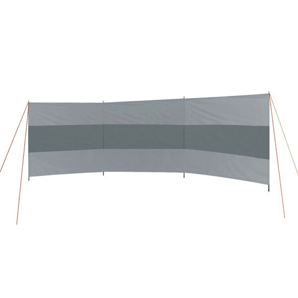 Bo-Camp Paravan cu traverse Caira, gri, 500 x 140 cm
