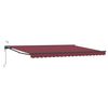 vidaXL Cort electric retractabil Bordo și Antracit 4,5 &times; 3 m