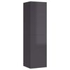 vidaXL Dulap TV, gri extralucios, 30,5x30x110 cm, lemn prelucrat